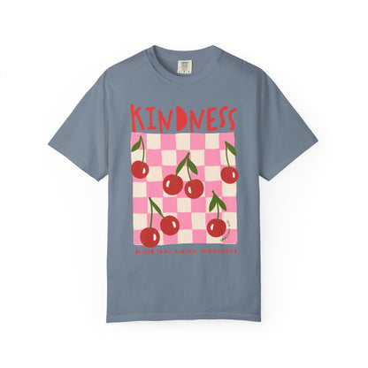 Kindness Christian Scripture T-Shirt | Ephesians 4:32 Cherry Faith Graphic Tee | Comfort Colors Garment-Dyed Shirt