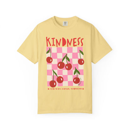 Kindness Christian Scripture T-Shirt | Ephesians 4:32 Cherry Faith Graphic Tee | Comfort Colors Garment-Dyed Shirt