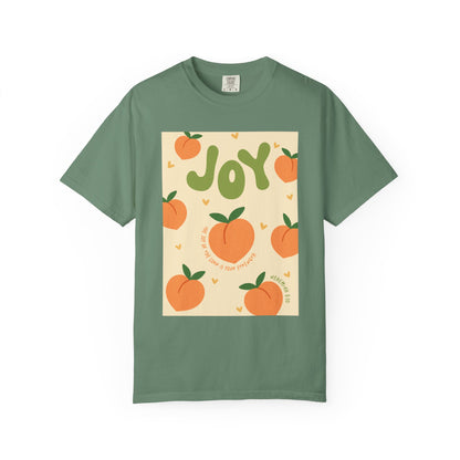Joy Christian Scripture T-Shirt | Nehemiah 8:10 Comfort Colors Tee