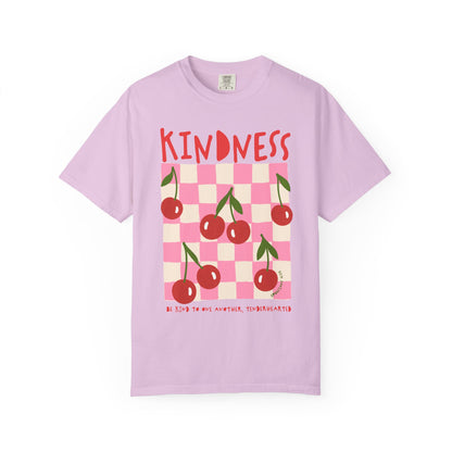 Kindness Christian Scripture T-Shirt | Ephesians 4:32 Cherry Faith Graphic Tee | Comfort Colors Garment-Dyed Shirt