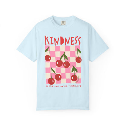 Kindness Christian Scripture T-Shirt | Ephesians 4:32 Cherry Faith Graphic Tee | Comfort Colors Garment-Dyed Shirt