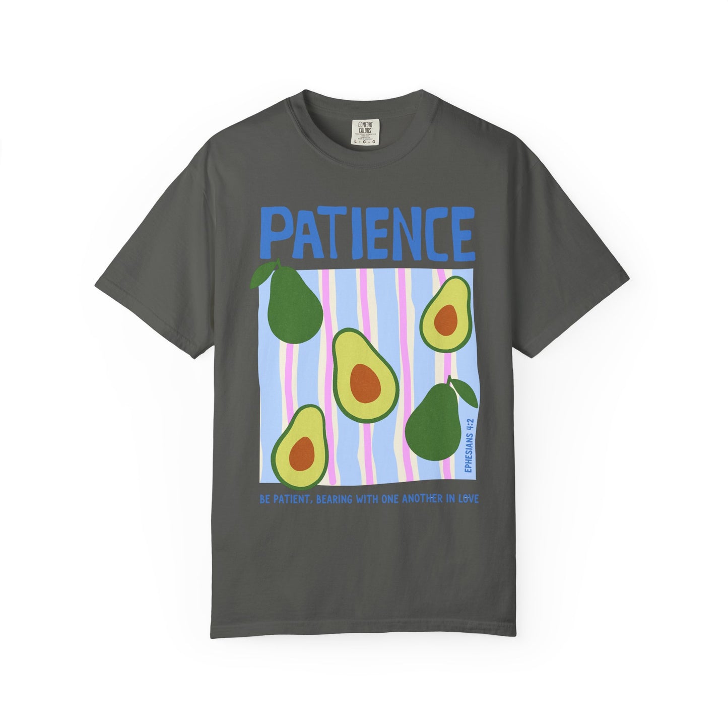 Patience Christian Scripture T-Shirt | Ephesians 4:2 Comfort Colors Tee