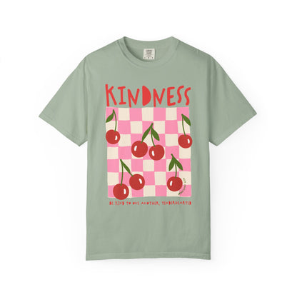 Kindness Christian Scripture T-Shirt | Ephesians 4:32 Cherry Faith Graphic Tee | Comfort Colors Garment-Dyed Shirt