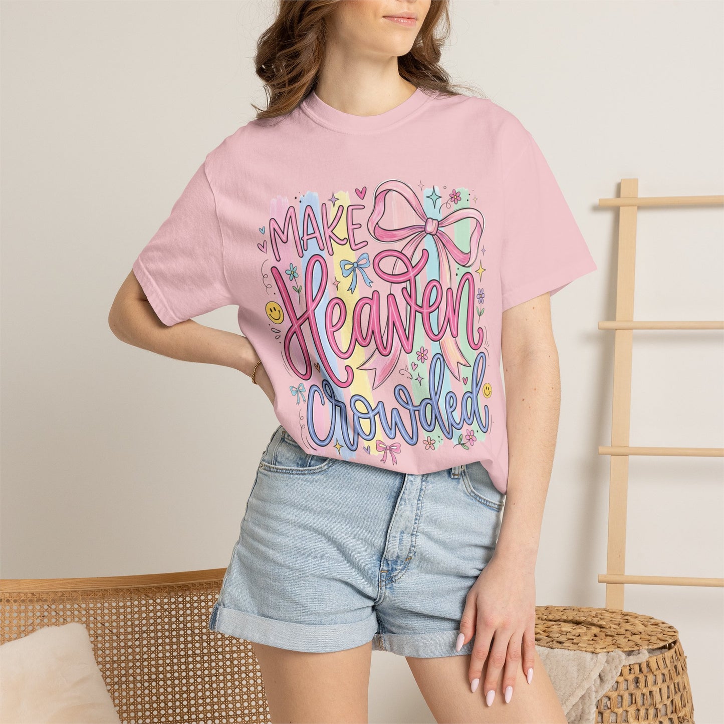 Make Heaven Crowded Christian Faith T-Shirt
