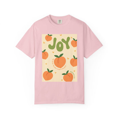 Joy Christian Scripture T-Shirt | Nehemiah 8:10 Comfort Colors Tee