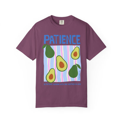 Patience Christian Scripture T-Shirt | Ephesians 4:2 Comfort Colors Tee