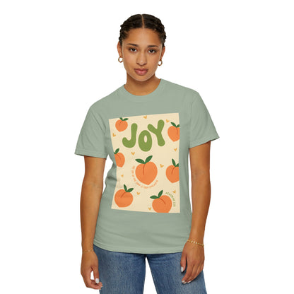 Joy Christian Scripture T-Shirt | Nehemiah 8:10 Comfort Colors Tee