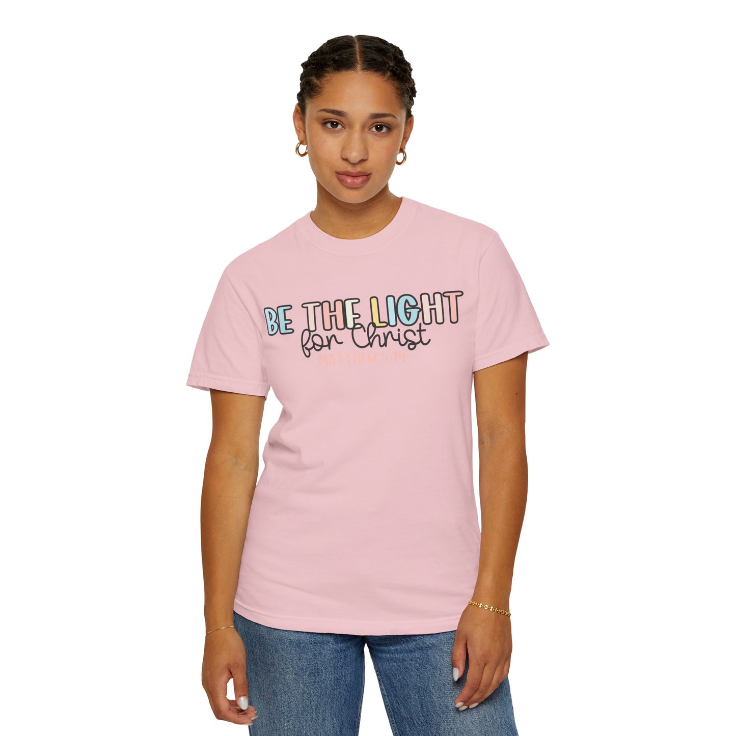 Be the Light for Christ Faith T-Shirt