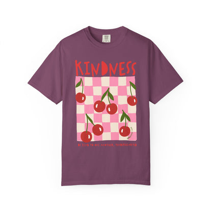 Kindness Christian Scripture T-Shirt | Ephesians 4:32 Cherry Faith Graphic Tee | Comfort Colors Garment-Dyed Shirt