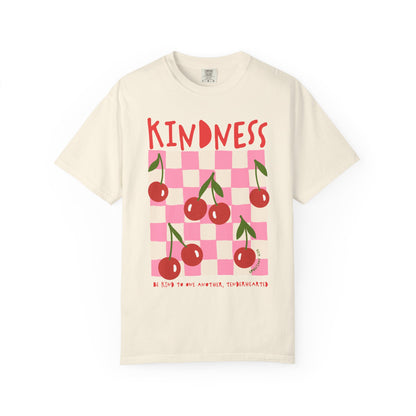 Kindness Christian Scripture T-Shirt | Ephesians 4:32 Cherry Faith Graphic Tee | Comfort Colors Garment-Dyed Shirt