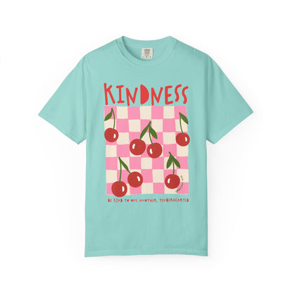 Kindness Christian Scripture T-Shirt | Ephesians 4:32 Cherry Faith Graphic Tee | Comfort Colors Garment-Dyed Shirt