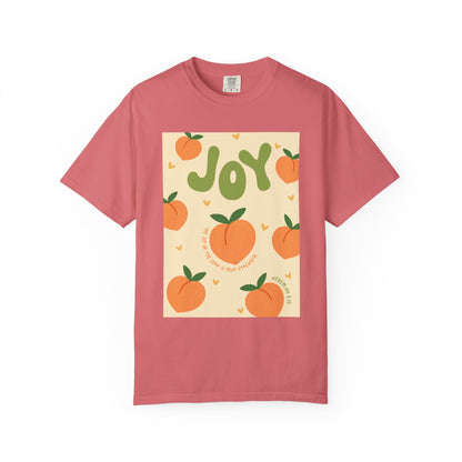 Joy Christian Scripture T-Shirt | Nehemiah 8:10 Comfort Colors Tee