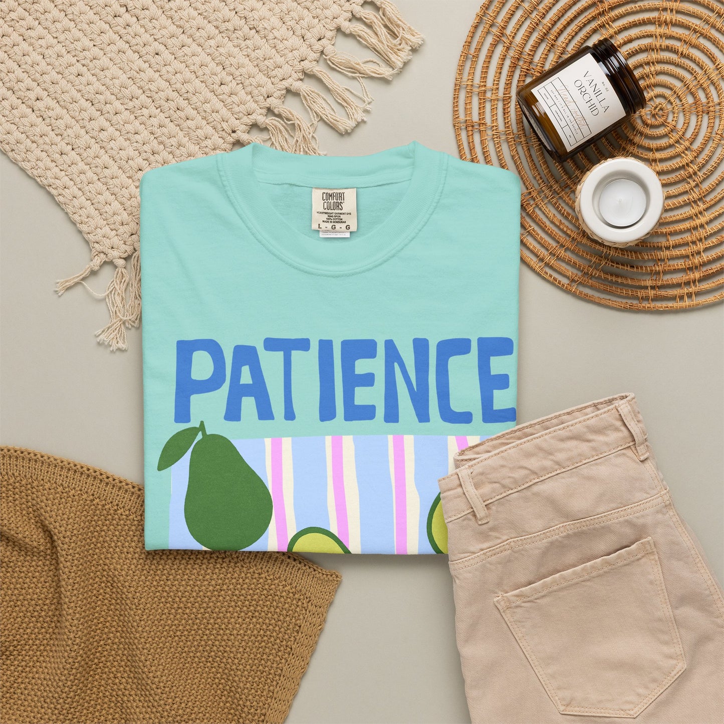 Patience Christian Scripture T-Shirt | Ephesians 4:2 Comfort Colors Tee