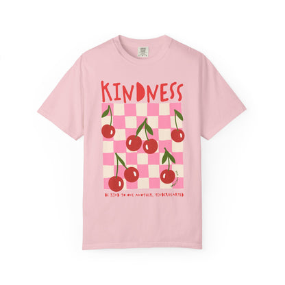 Kindness Christian Scripture T-Shirt | Ephesians 4:32 Cherry Faith Graphic Tee | Comfort Colors Garment-Dyed Shirt