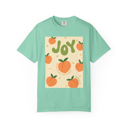 Joy Christian Scripture T-Shirt | Nehemiah 8:10 Comfort Colors Tee