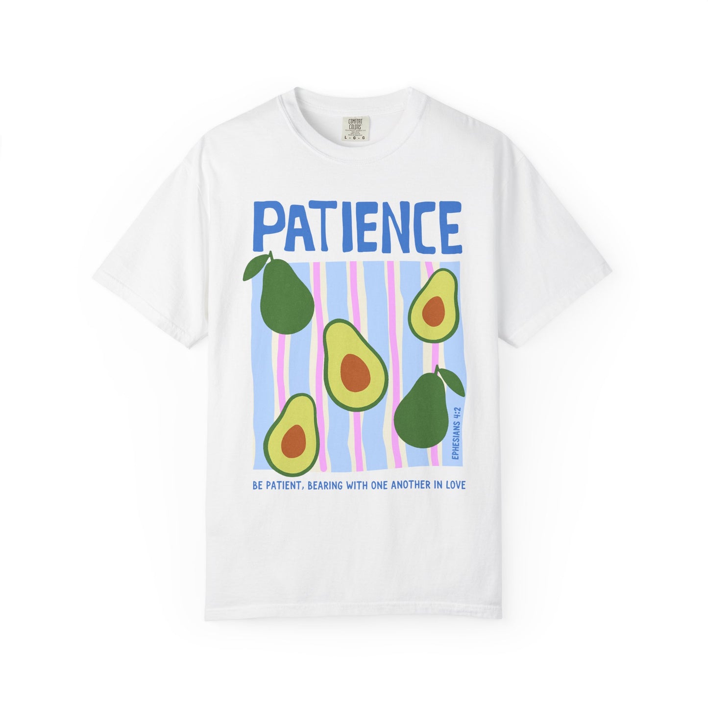 Patience Christian Scripture T-Shirt | Ephesians 4:2 Comfort Colors Tee