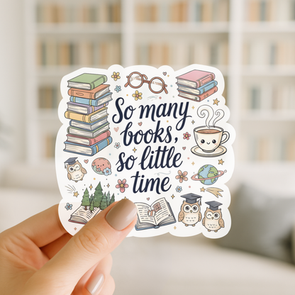 Book Lover Sticker Collection – Full Set (10 Stickers)
