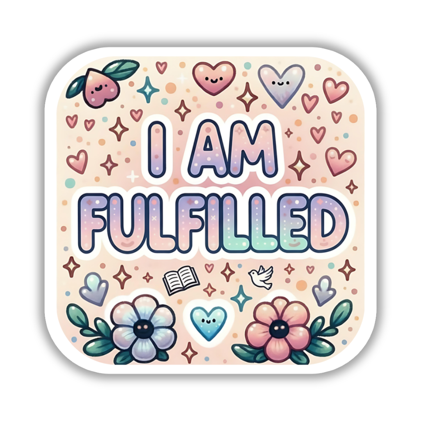 I am fulfilled – Affirmation Sticker